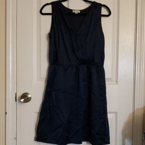 Garnet Hill Silk Blue Dress Size 4